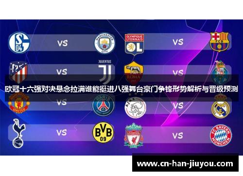 欧冠十六强对决悬念拉满谁能挺进八强舞台豪门争锋形势解析与晋级预测
