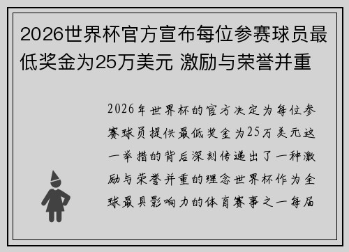 /uploads/images/20260718/2026-shi-jie-bei-guan-fang-xuan-bu-mei-wei-can-sai-qiu-yuan-zui-di-jiang-jin-wei-25-wan-mei-yuan-ji-li-yu-rong-yu-bing-zhong.webp